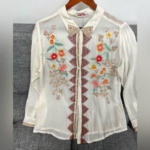 Beige blouse
